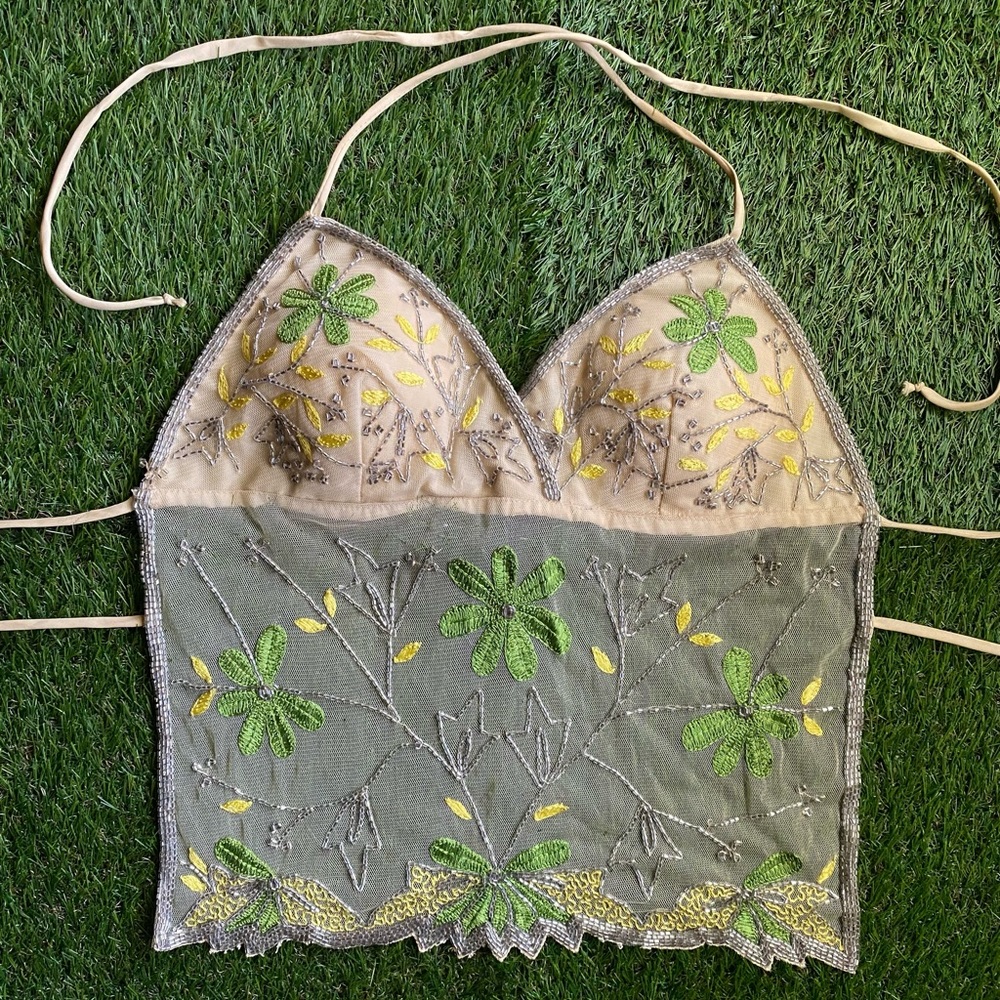 Y2K floral top
